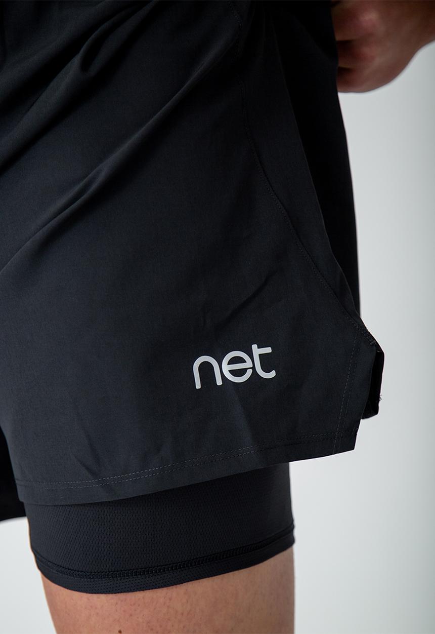 Net Athletic - Baseline layer shorts - coal grey