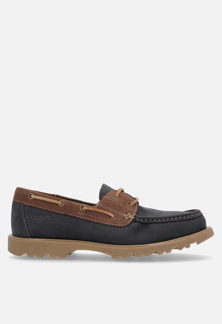 Grasshoppers - VINCE - NAVY/DK BROWN  COMBO