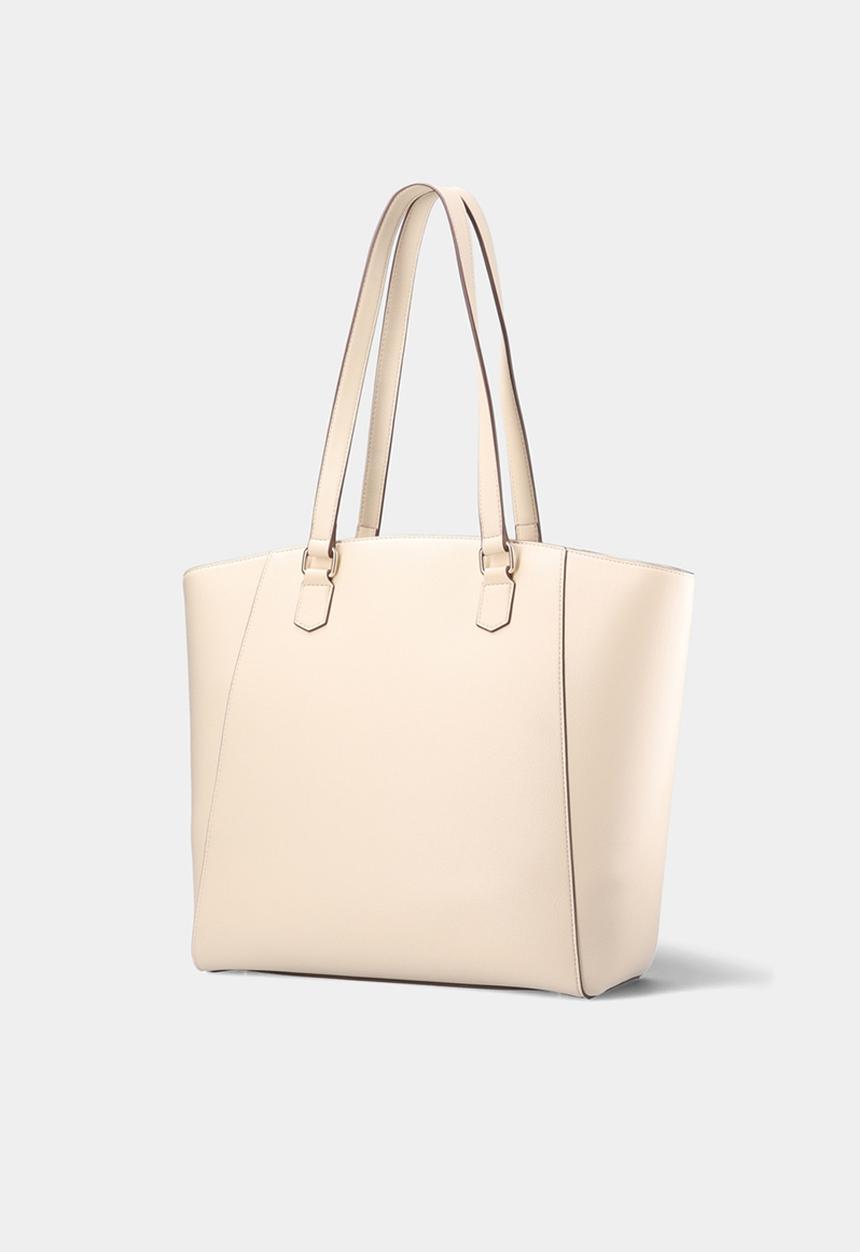 Forever New - Annie shadow print tote bag - brown