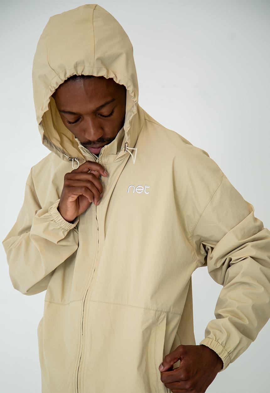 Net Athletic - Baseline full zip jacket - sand khaki