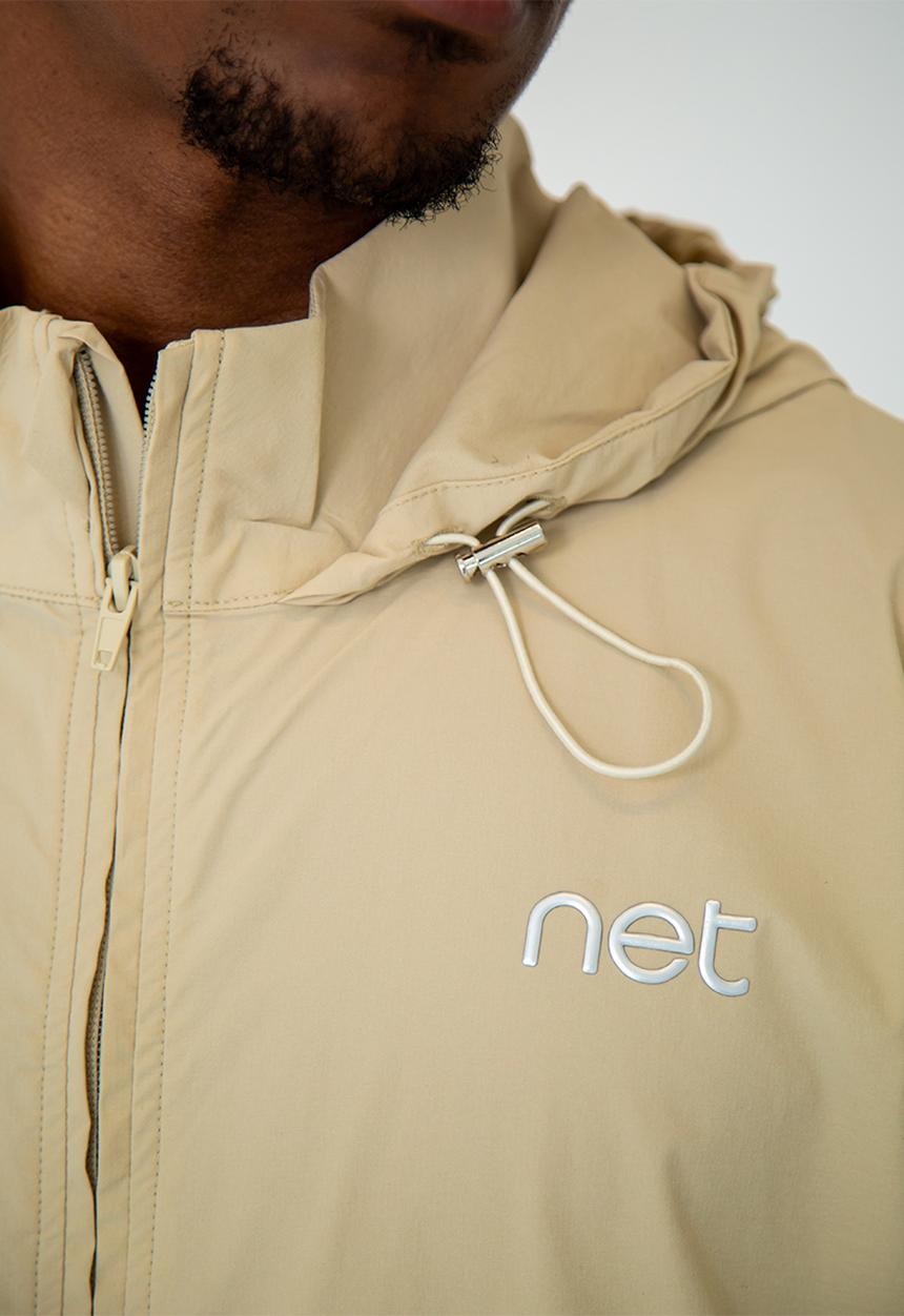 Net Athletic - Baseline full zip jacket - sand khaki