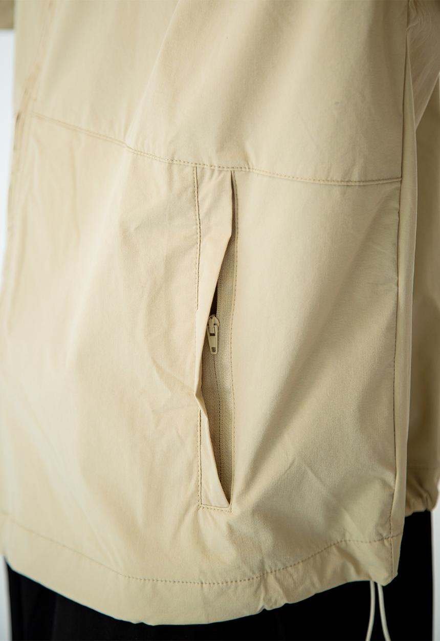 Net Athletic - Baseline full zip jacket - sand khaki