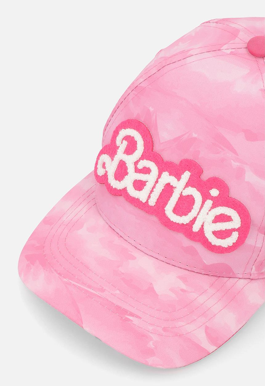 Pop Candy - Barbie Towelling Applique Cap - pink
