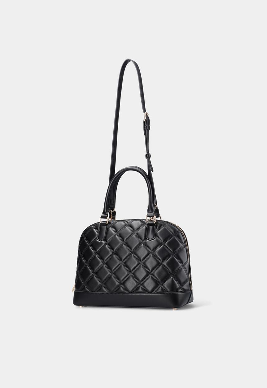 Forever New - Polly quilted bowler bag - black