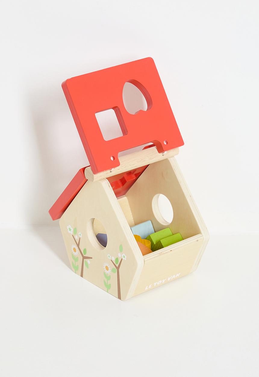 Le Toy Van - Woodland Bird House Shape Sorter - multi