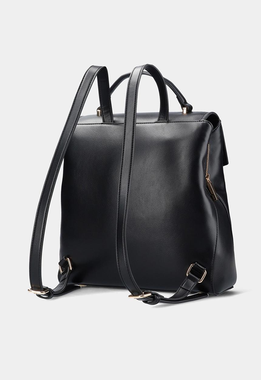 Sydney zip detail backpack - black