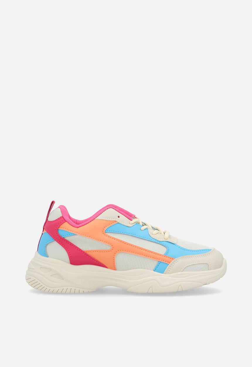 SOVIET - Y clementine - cream/blue/hot pink