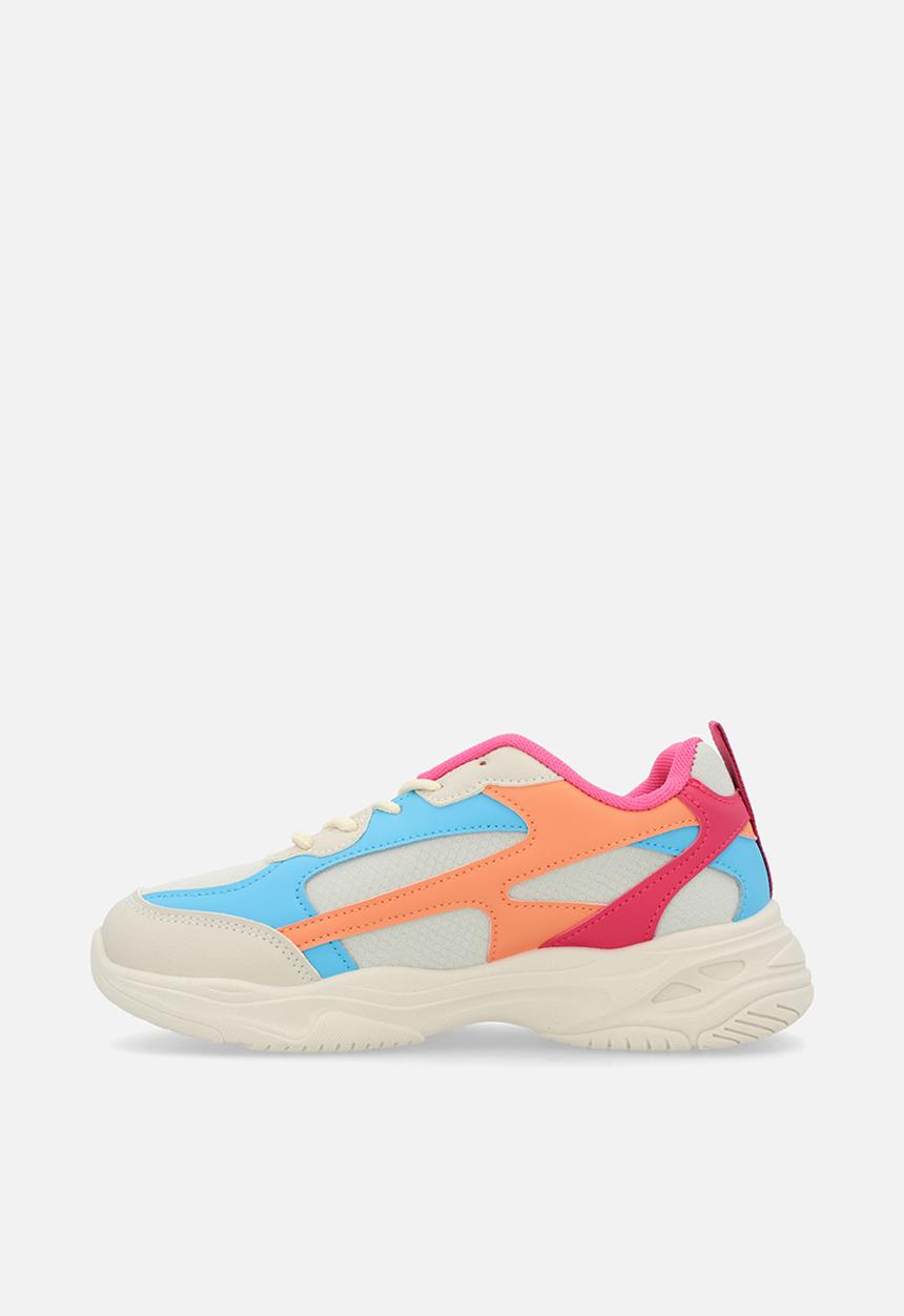 SOVIET - Y clementine - cream/blue/hot pink