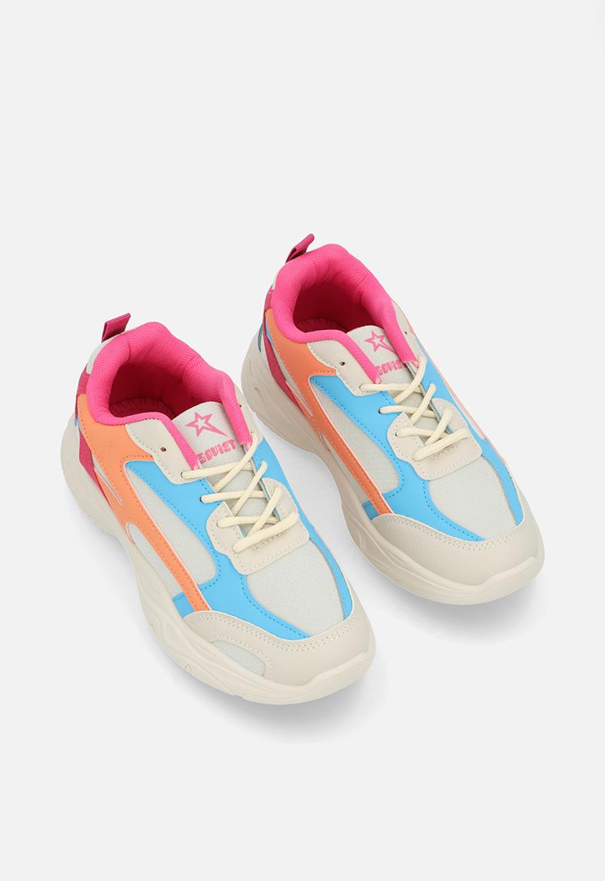 SOVIET - Y clementine - cream/blue/hot pink