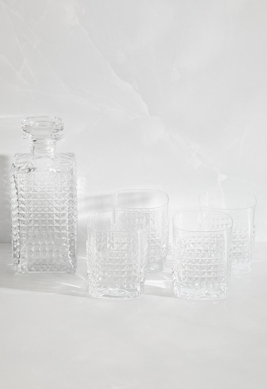 Luigi Bormioli - Luigi Bormioli Elixir 5 pc whisky set - clear