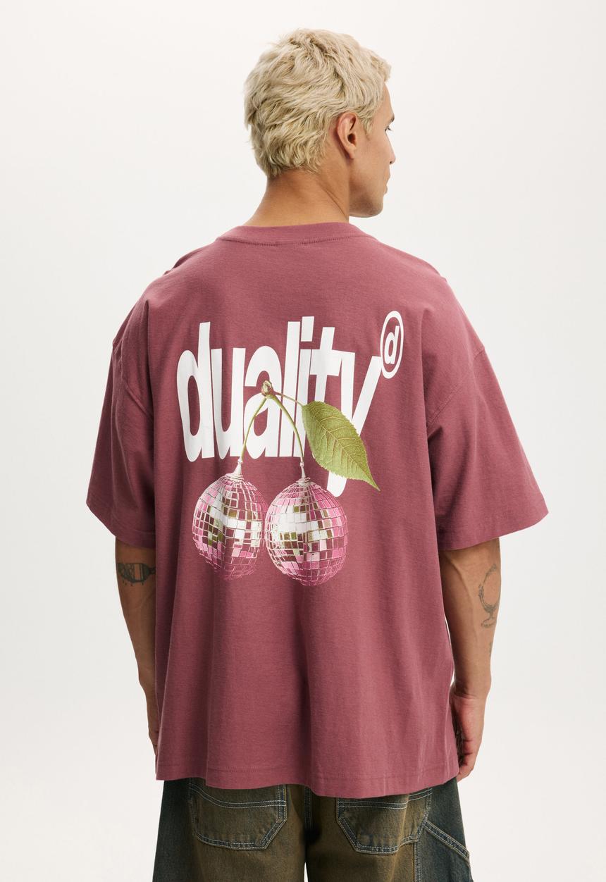 Cotton On - Box Fit Graphic T-shirt - Nocturne/Duality