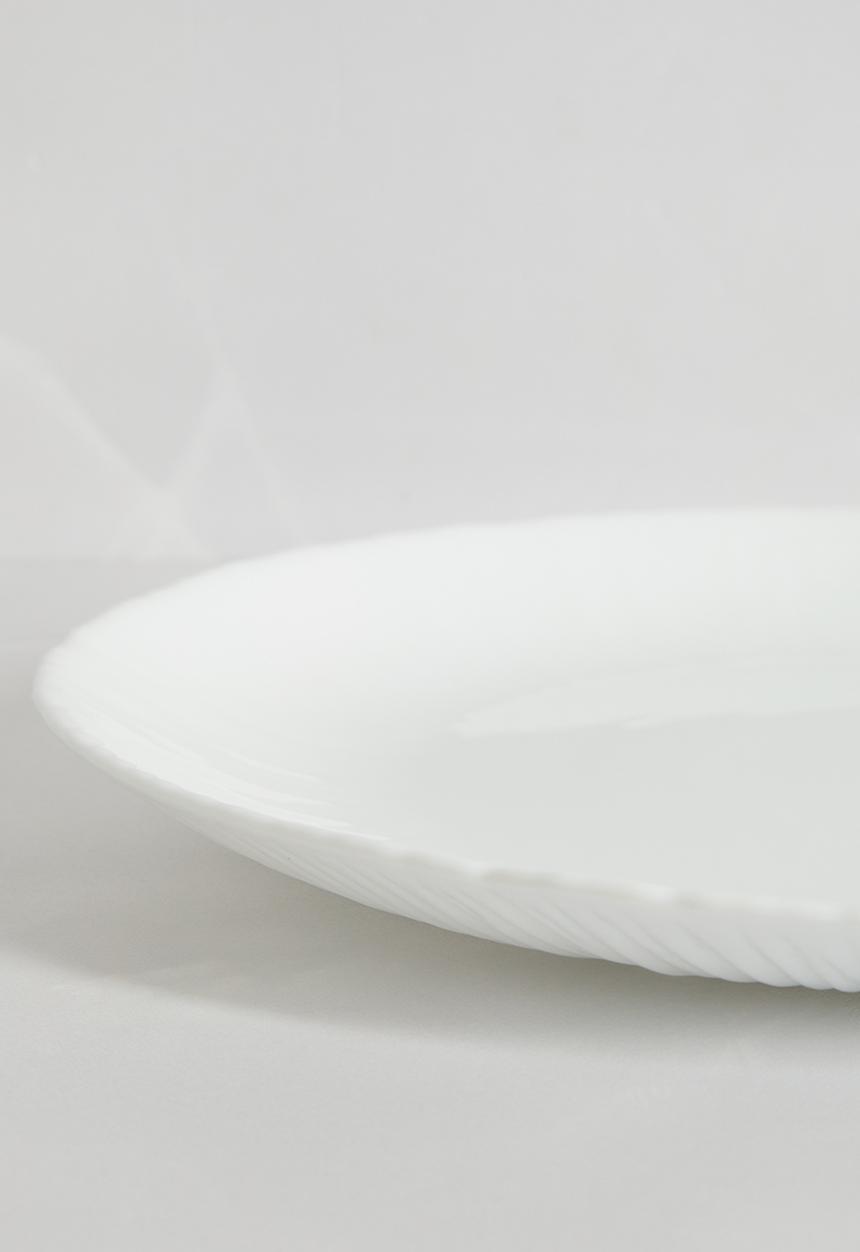 Luigi Bormioli - Bormioli Rocco Coconut Side Plate 6pk 21 cm - white