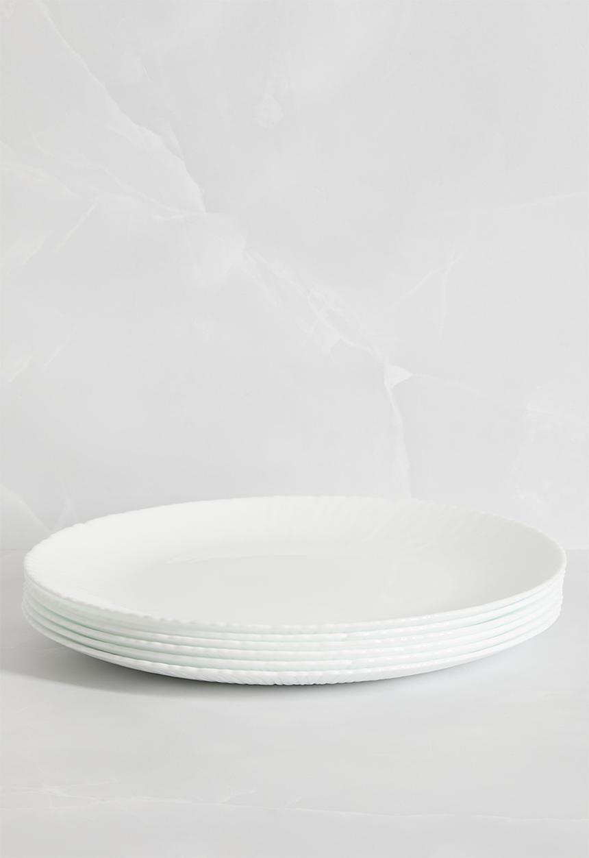 Luigi Bormioli - Bormioli Rocco Coconut Dinner plate 6pk 27 cm - white