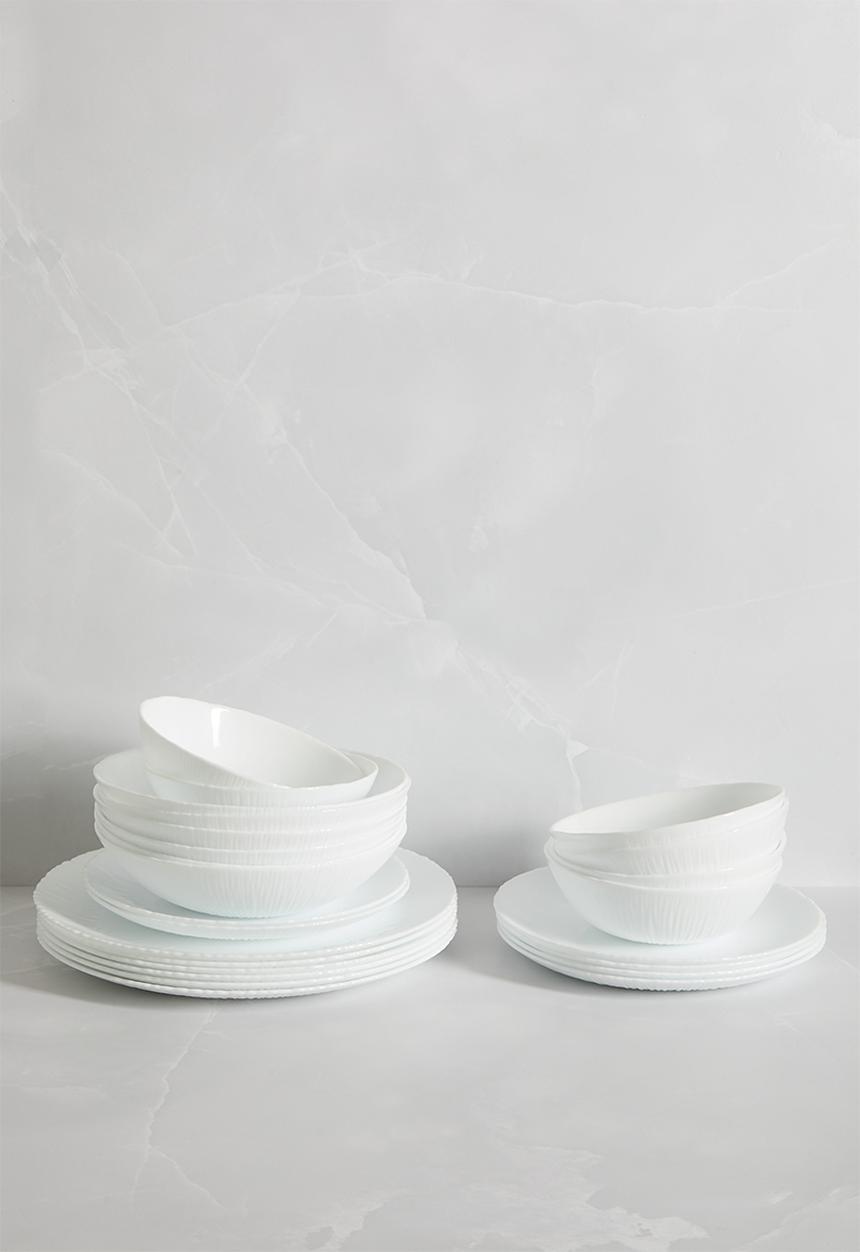 Luigi Bormioli - Bormioli Rocco Coconut Dinner plate 6pk 27 cm - white