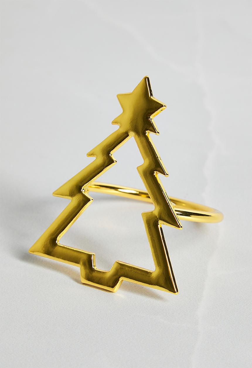 Nicolson Russell - Napkin Rings - Gold