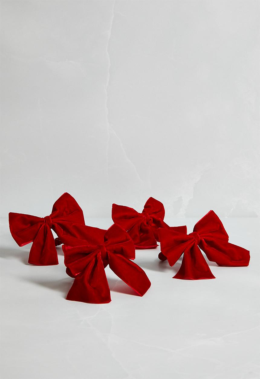 Nicolson Russell - Napkin Rings - Red