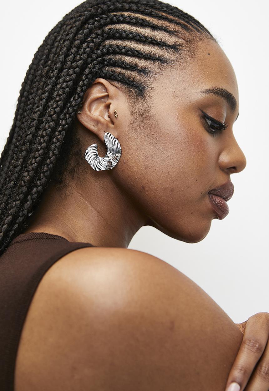 Tessa Design - Eleanor studded earrings - silver