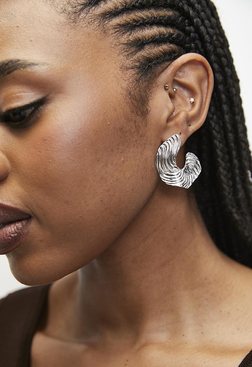 Tessa Design - Eleanor studded earrings - silver