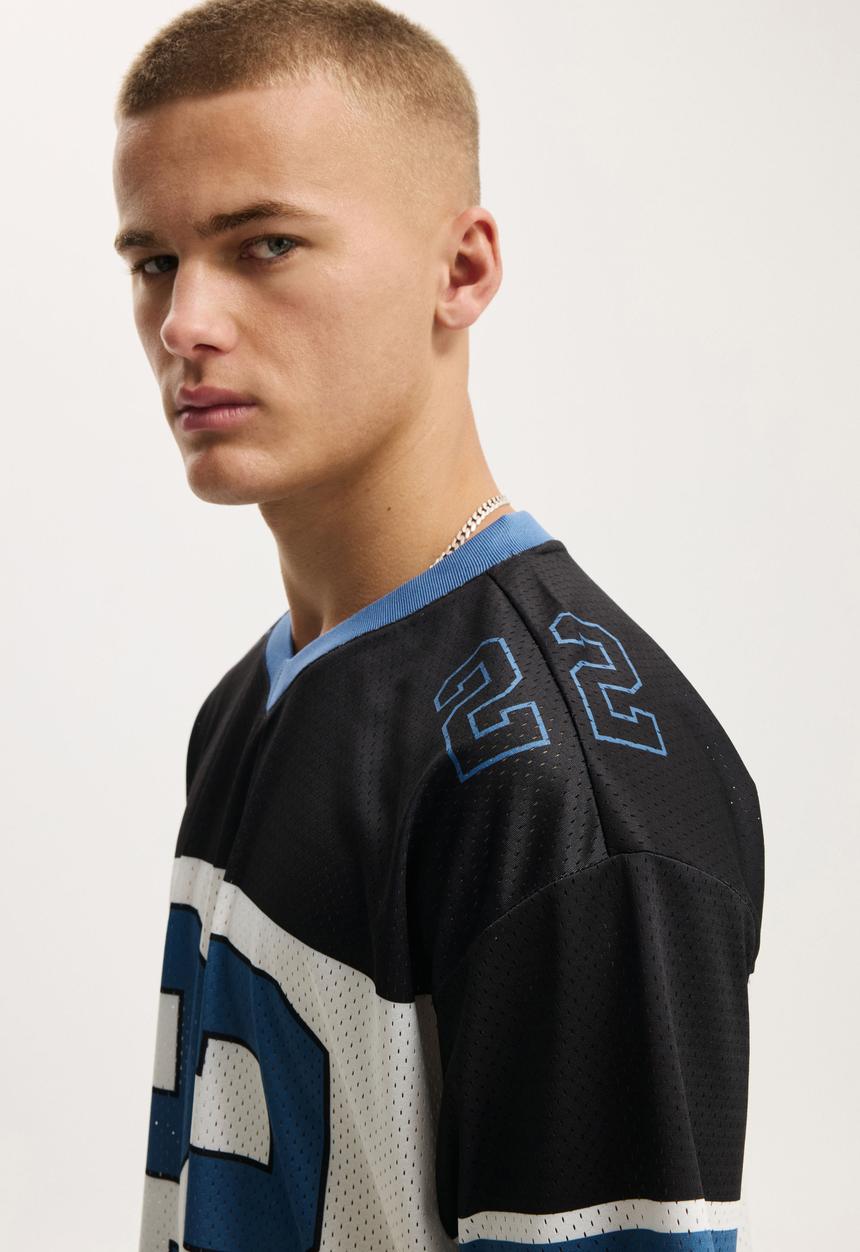 Cotton On - Football Jersey - True Navy/Ecru 22