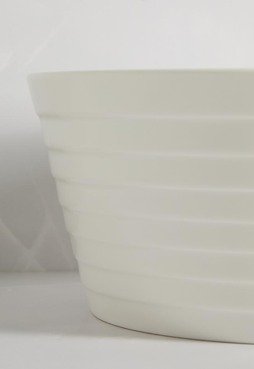Luigi Bormioli - Home Classix Ribbed Round Salad Bowl 