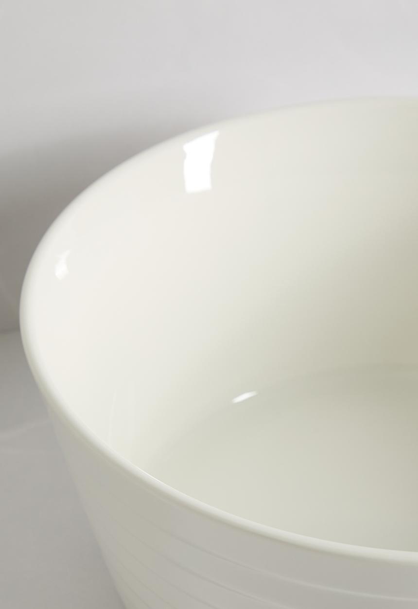 Luigi Bormioli - Home Classix Ribbed Round Salad Bowl 