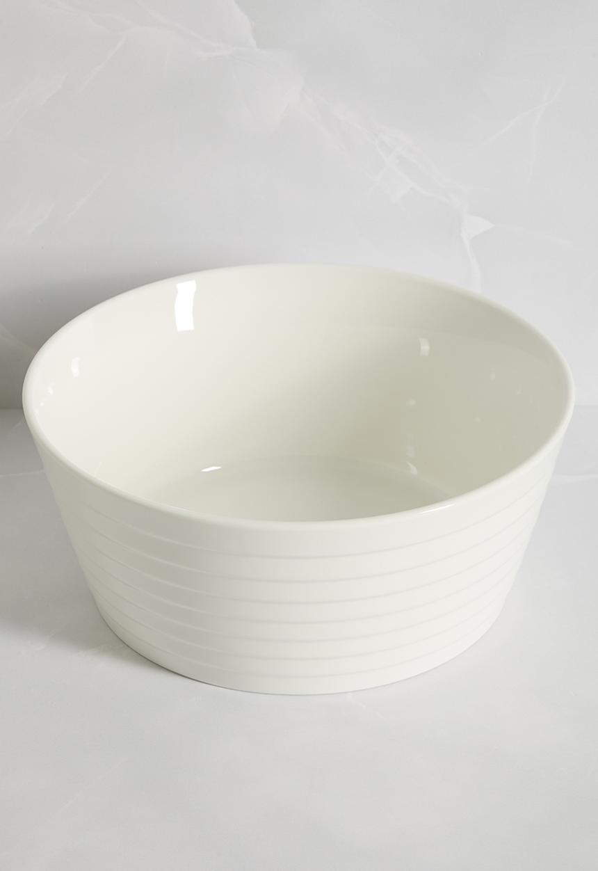 Luigi Bormioli - Home Classix Ribbed Round Salad Bowl 