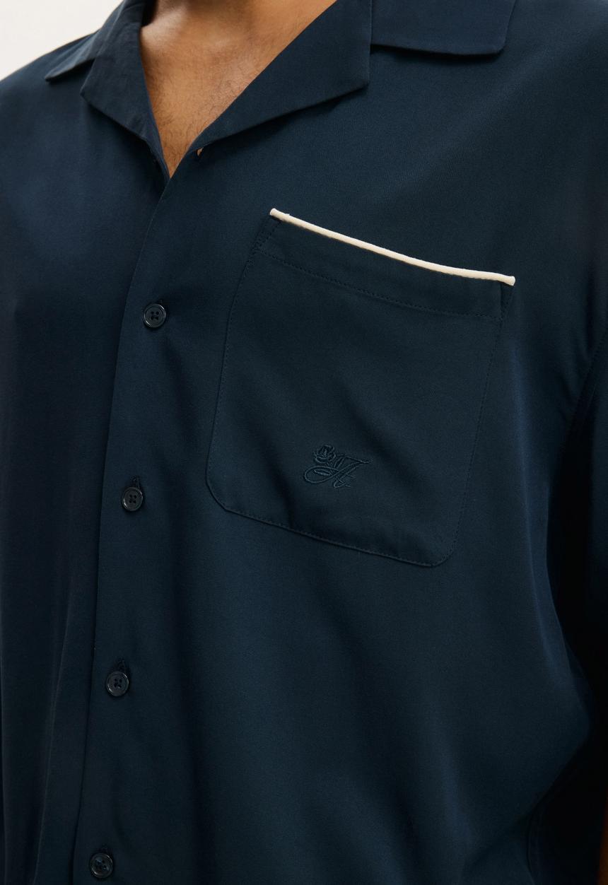 Cotton On - Sorrento Short Sleeve Shirt - Navy
