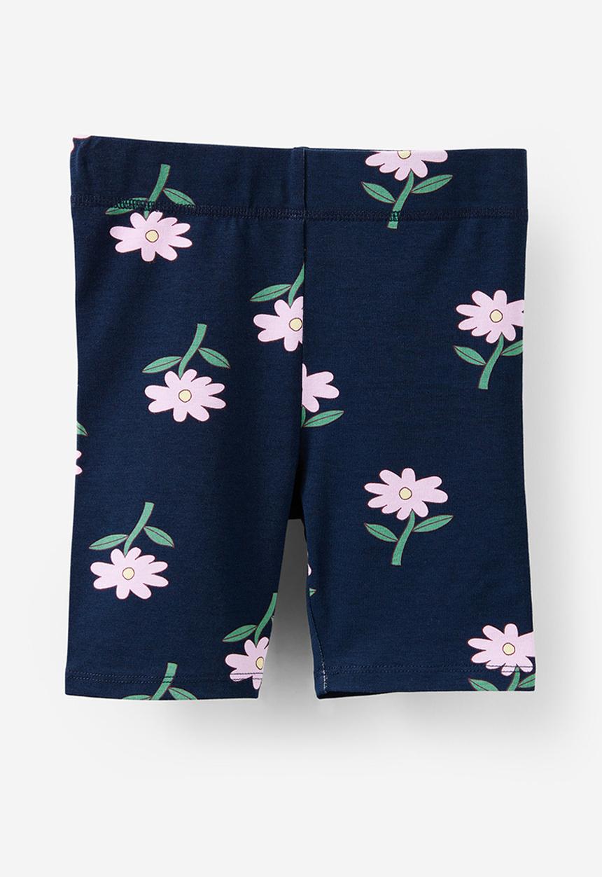 Cotton On - Hailey Bike Short - Squid Ink/Floral