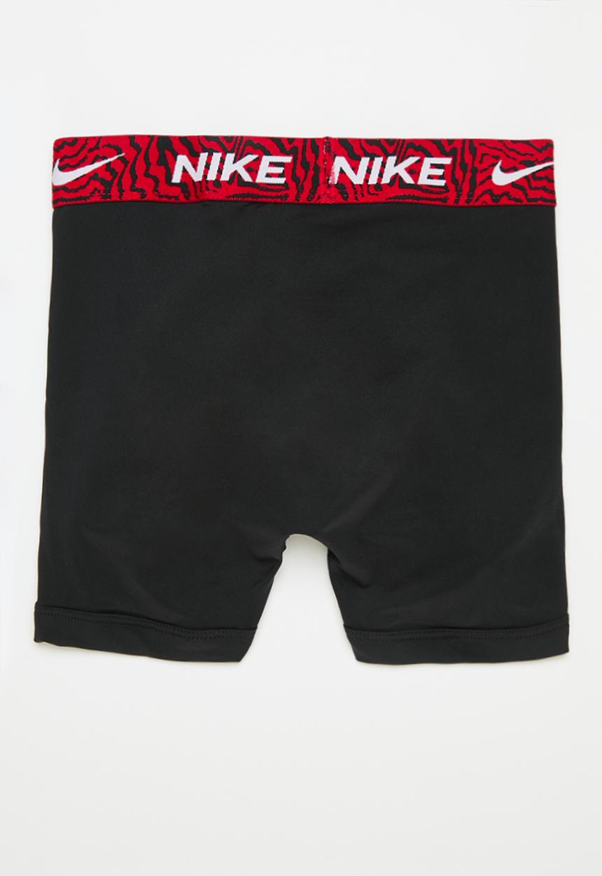 Nike - Nike 3-pack animal jacquard waistband boxer briefs - black