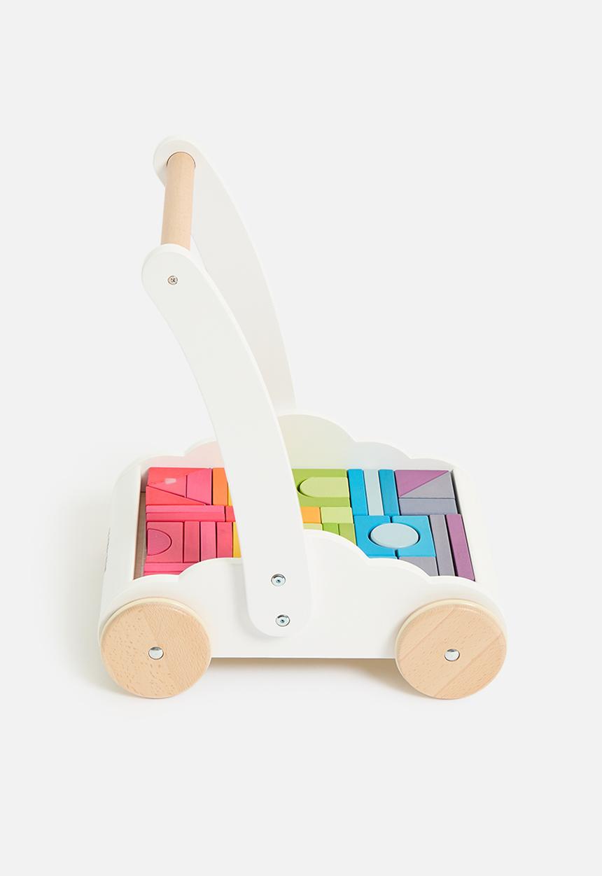 Le Toy Van - Rainbow Baby Walker & Wooden Blocks - multi