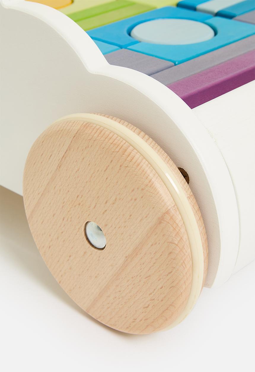 Le Toy Van - Rainbow Baby Walker & Wooden Blocks - multi