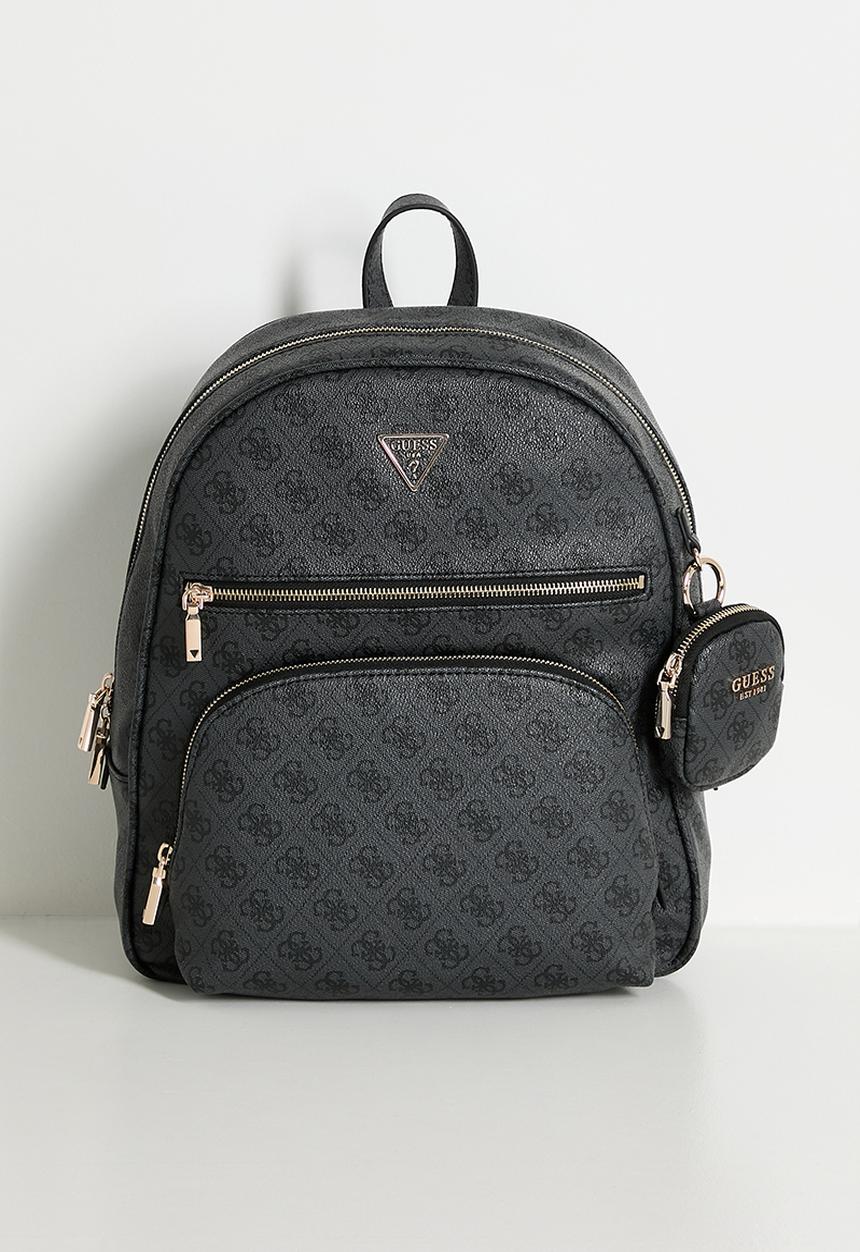 GUESS - Power Play Ii Large Tech Backpack - Coal Logo
