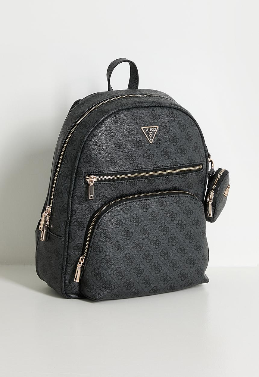 GUESS - Power Play Ii Large Tech Backpack - Coal Logo