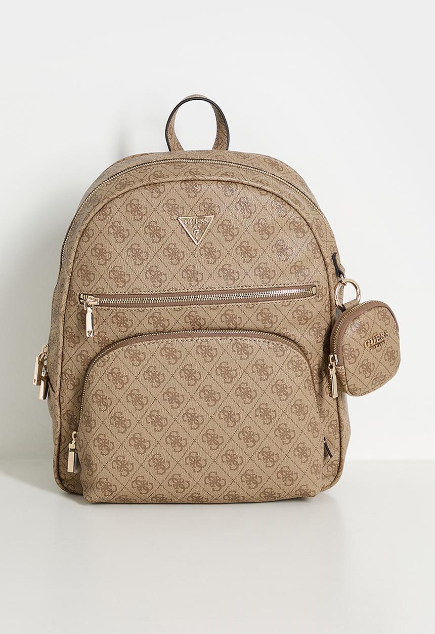 GUESS - Power Play Ii Large Tech Backpack- Latte Logo