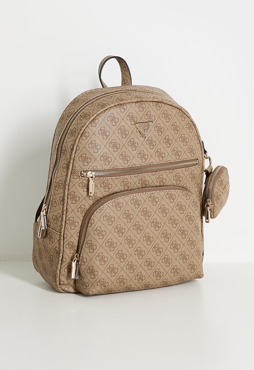 GUESS - Power Play Ii Large Tech Backpack- Latte Logo