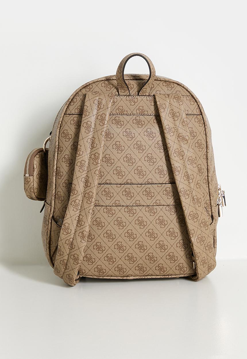 GUESS - Power Play Ii Large Tech Backpack- Latte Logo