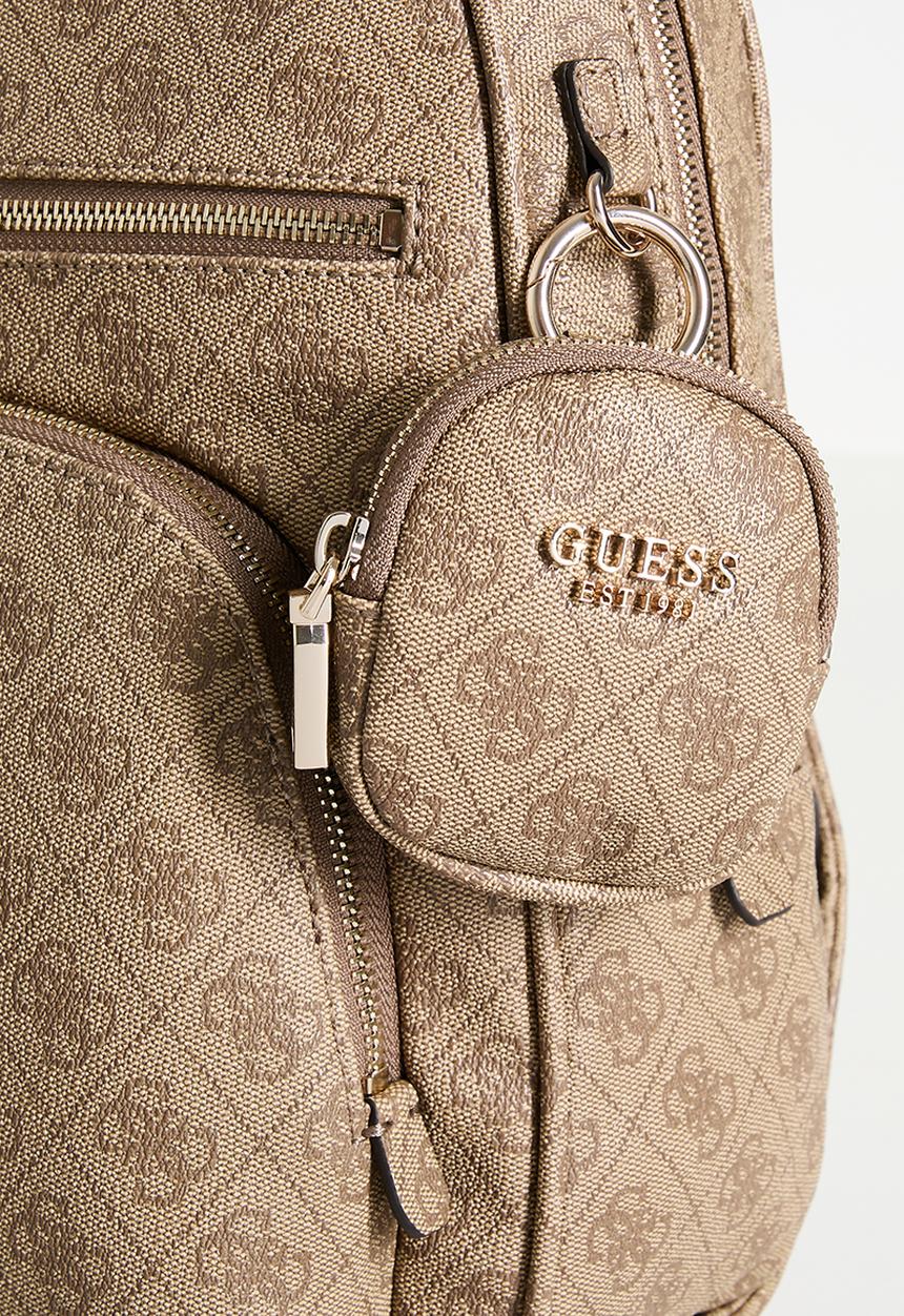 GUESS - Power Play Ii Large Tech Backpack- Latte Logo