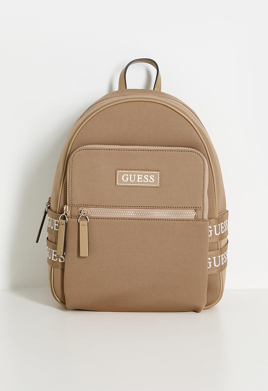 GUESS - Garnon Backpack Bag - Tan