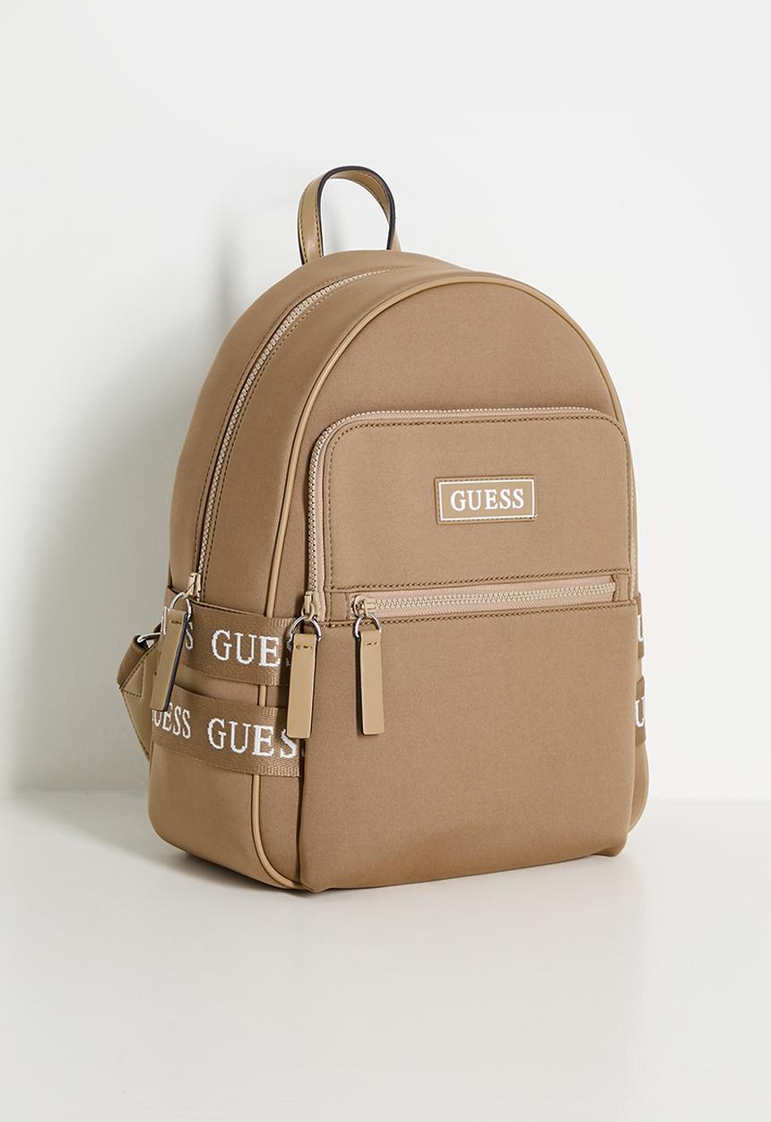 GUESS - Garnon Backpack Bag - Tan