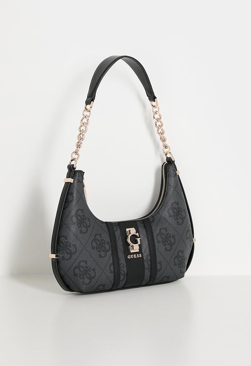 GUESS - Erenia Top Zip Shoulder Bag - Charcoal