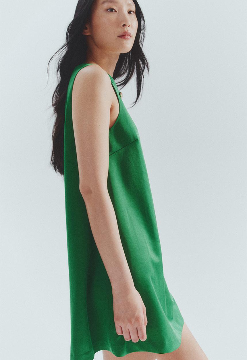 H&M - A-line dress - green