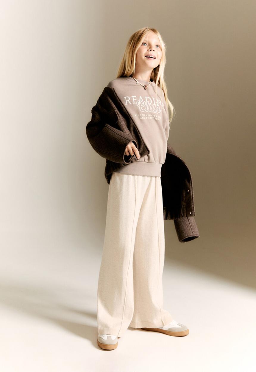 MANGO - Trousers polly - light beige