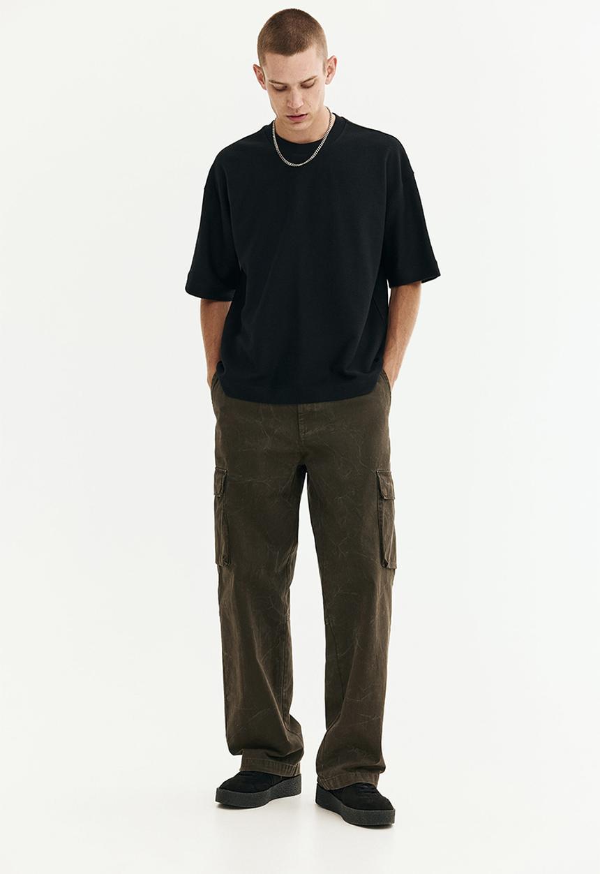 H&M - Oversized fit t-shirt - black