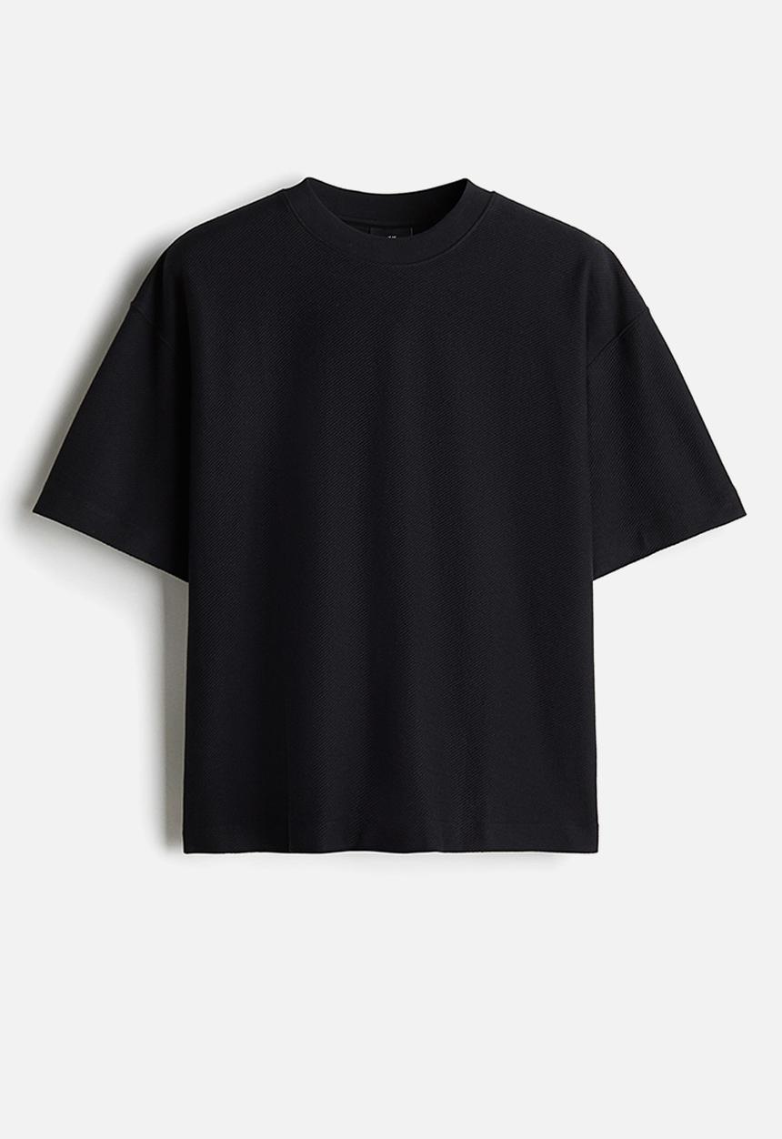 H&M - Oversized fit t-shirt - black
