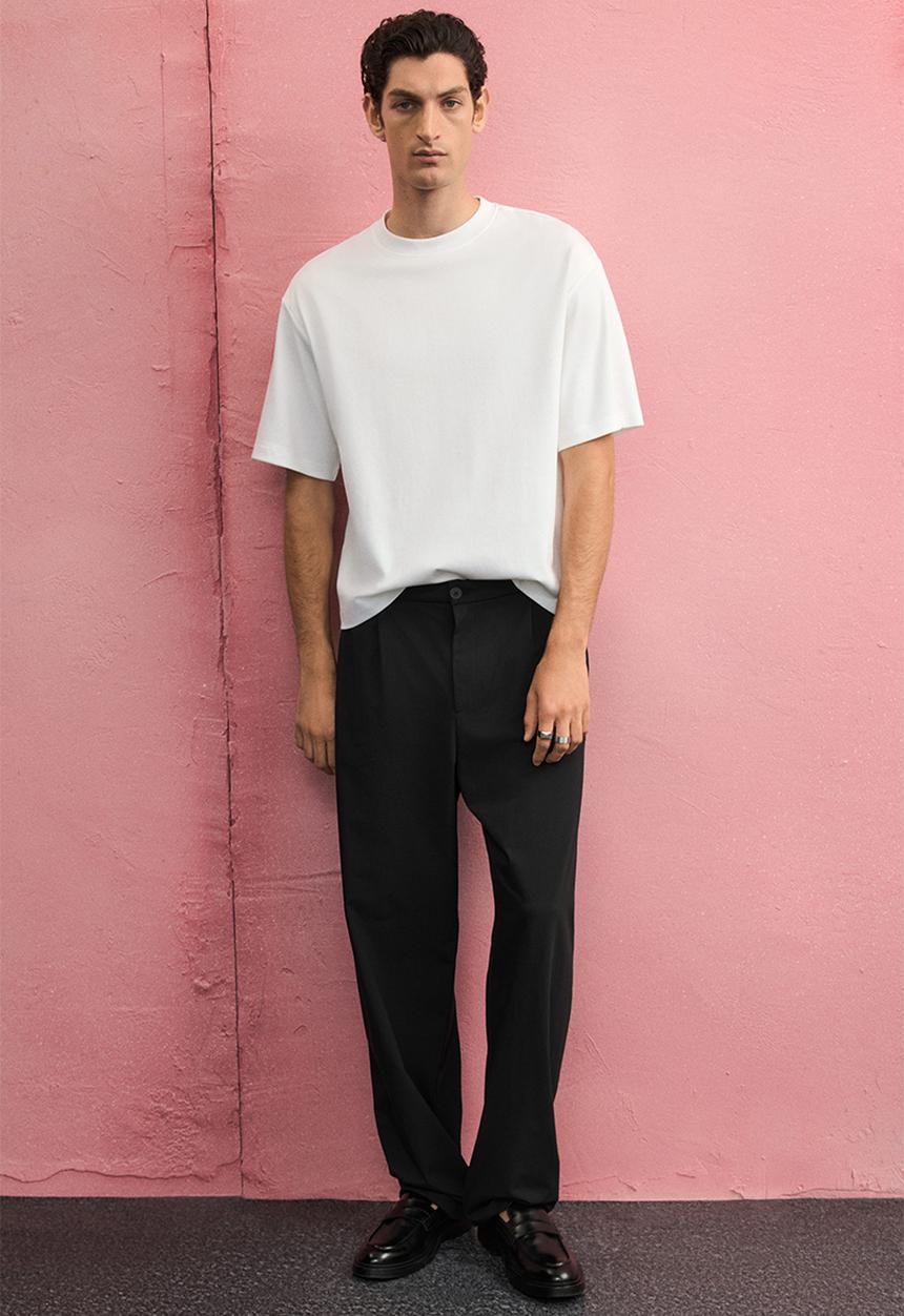 H&M - Loose fit boxy-style t-shirt - white