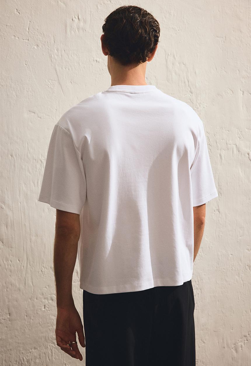 H&M - Loose fit boxy-style t-shirt - white