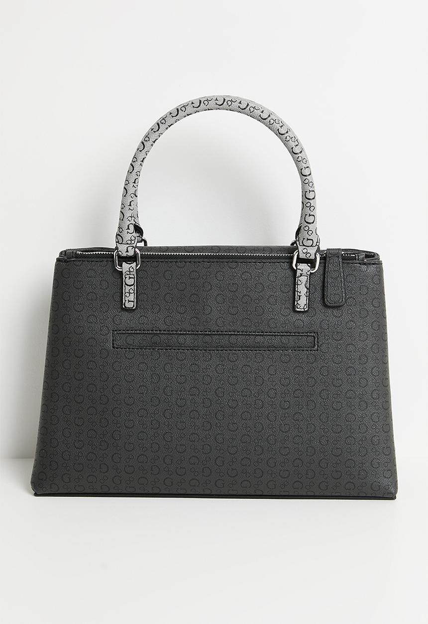 GUESS - Perrez Satchel Bag- Charcoal
