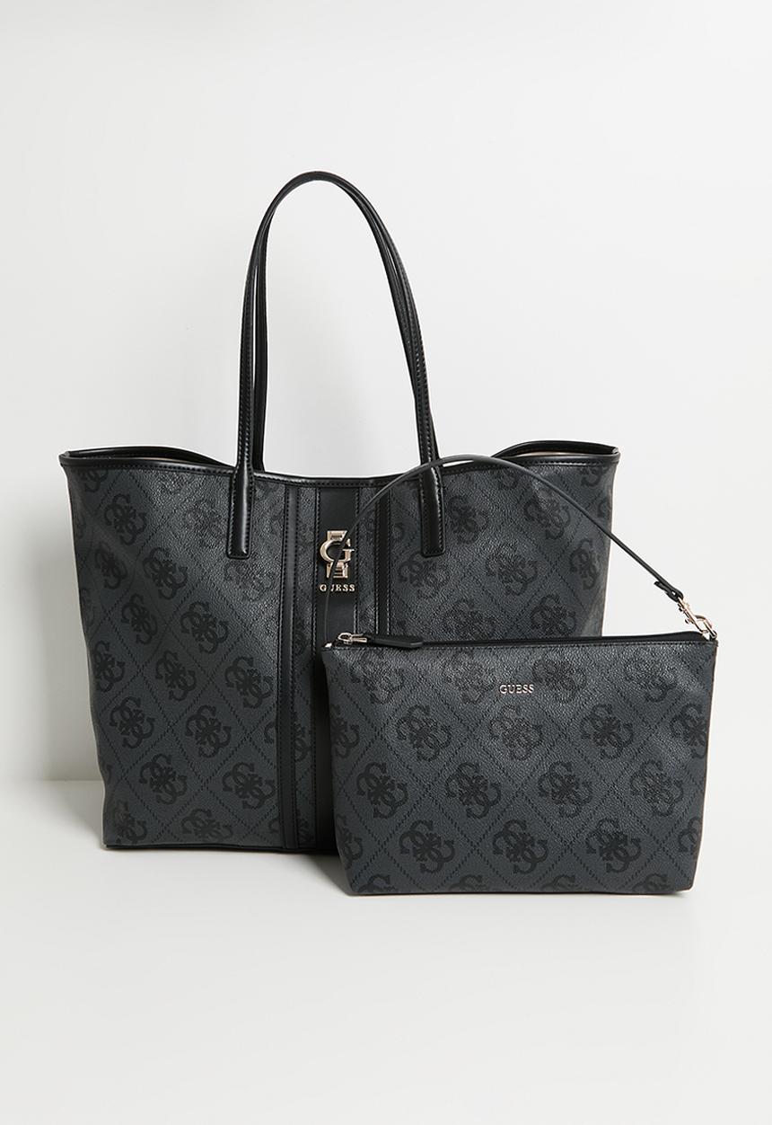 GUESS - Erenia Large 2 In 1 Tote Bag - Charcoal