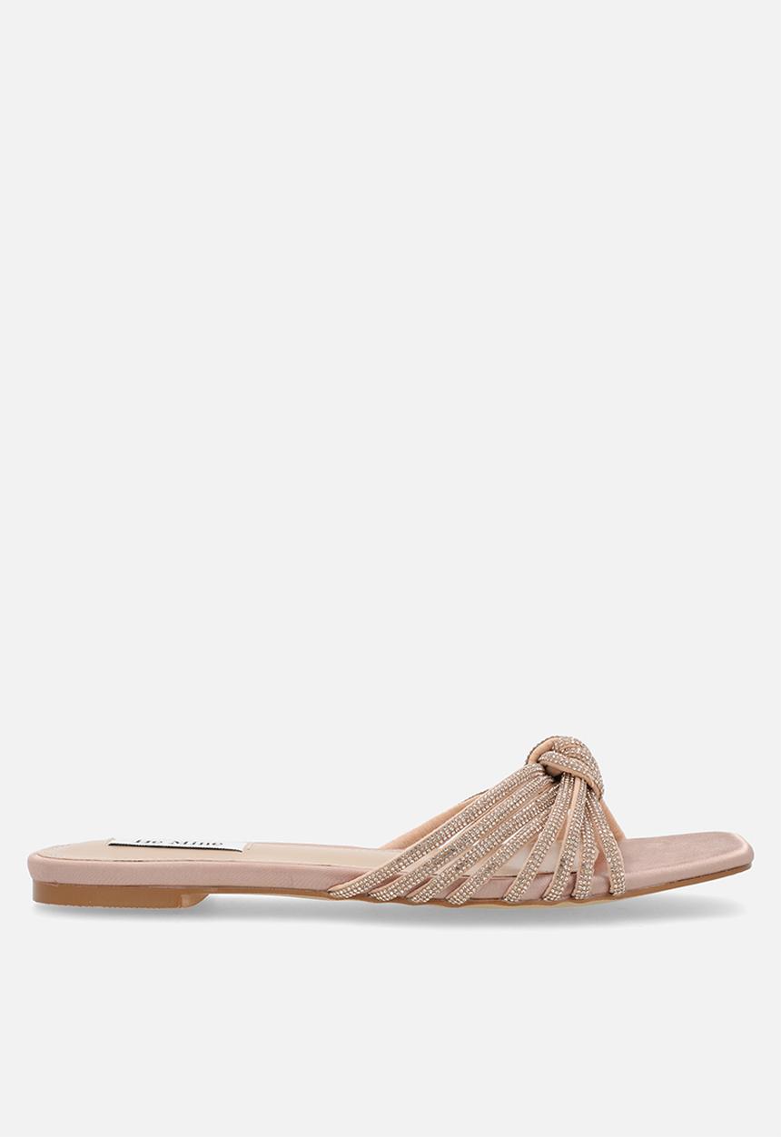 Be Mine - Vibez slide sandal - blush satin