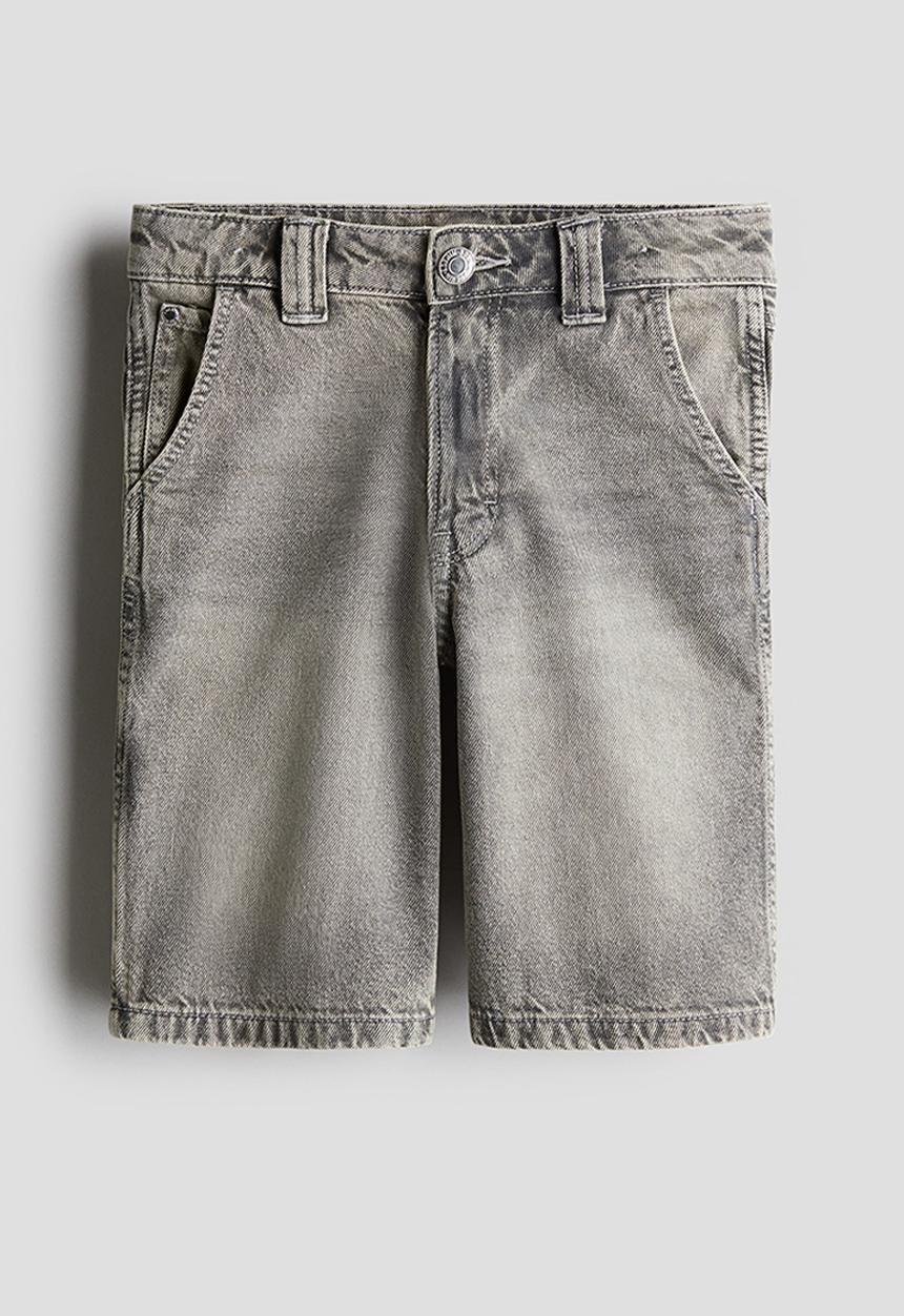 Carpenter denim shorts - grey - 1267464003